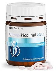 Comprimés de picolinate de chrome 200 μg - 63 g