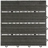 WPC Bavaro anthrazit 30 x 30 x 2,2 cm 9 St.
