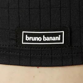 Bruno Banani Check LINE 2 0 Shirt schwarz Polyamid, Medium Herren,