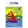 Brunnen Heyda Glanzpapier-Bastelmappe (Buntpapier) | 18,5×29,5 cm, 12 Blatt, 80 g/m2