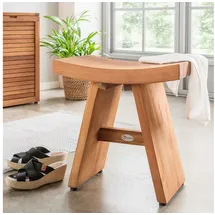Destiny Badhocker SPA & LIVING, Japan Style gebogen cm, Teak