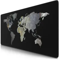 CSL Gaming Mauspad, XXL Schreibtischunterlage 900 x 400mm, Präzision & Geschwindigkeit, Marmor schwarz