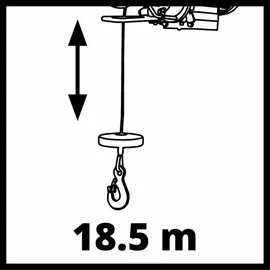 Einhell TC-EH 600 Elektro-Seilzug (2255150)