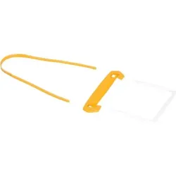 D-Clip/Binder 100 Stück weiß/gelb