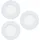 EGLO Fueva 5 3er Set Einbauleuchte Ø 8,6 cm weiß