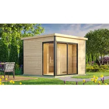 Weka Design-Saunahaus 412 inkl. 9 kW Ofen + int. Steuerung