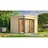 Weka Design-Saunahaus 412 inkl. 9 kW Ofen + int. Steuerung