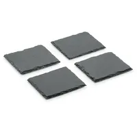 Was Untersetzer, Naturschiefer, 10x10cm (4Stück)