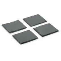 Was Untersetzer, Naturschiefer, 10x10cm (4Stück)