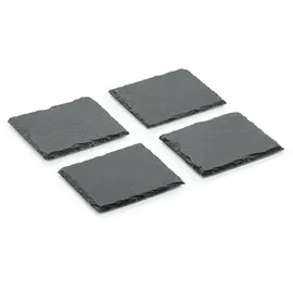 Was Untersetzer, Naturschiefer, 10x10cm (4Stück)