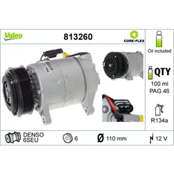Kompressor Klimaanlage VALEO 813260 für Mini BMW X3