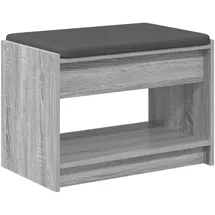 vidaXL Sitzbank Flurbank Grau 63 x 38 x 45 cm