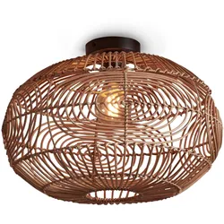 GOOD & MOJO Deckenleuchte "MADEIRA", braun, Ø 48,00cm H: 30,00cm, Lampen, Nachhaltig