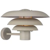Nordlux Außenwandleuchte Kunststoff 23,7 cm 1xE27/20W/230V IP54 beige