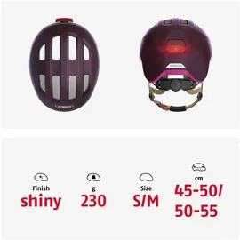 ABUS Smiley 3.0 ACE LED Kinder royal purple M
