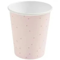 Rico Design Pappbecher 0,3 l Puder Pink 3