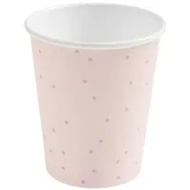 Rico Design Pappbecher 0,3 l Puder Pink 3