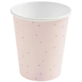 Rico Design Pappbecher 0,3 l Puder Pink 3
