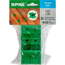 SPAX - Fugenlehre 4, 5, 6, 7 Mm Zum Stecken + 1 Innensechskantschlüssel Ersatzakkus & Aufsätze