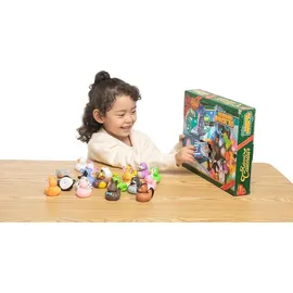 luxuskollektion Spielzeug-Adventskalender 2024 mit Tiergummis für Kinder