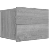 vidaXL Nachtschrank Grau Sonoma 40 x 30 x 30 cm Holzwerkstoff