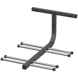 QLS Skihalterung Skiwandhalter Skihalter Skiträger Skiaufbewahrung Skistöcke N4 Für 4 Paar