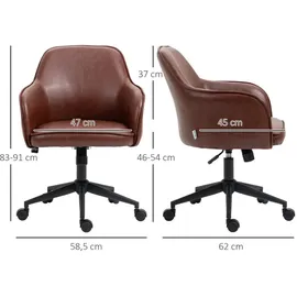 Vinsetto Kunstleder Braun