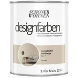 SCHÖNER WOHNEN-Farbe Wandfarbe Designfarbe  (Gemütliches Wollbeige, 1 l, Matt, Konservierungsmittelfrei)