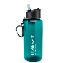 LifeStraw Trinkflasche 1l Kunststoff, 006-6002149 2-Stage dark teal,