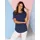 Classic Basics Longshirt CLASSIC BASICS "Doppelpack Shirts", Damen, Gr. 42, bunt (grasgrün, marine), 100% Baumwolle, unifarben, Rundhals, Shirts Longshirt
