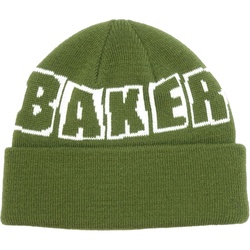 BAKER Beanie BRAND LOGO, dark green