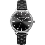 Thomas Sabo Unisex Erwachsene Analog Mechanik Uhr mit Leder Armband WA0322-221-203-38