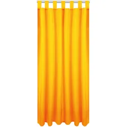 Bestlivings Dekoschal Ellen Schlaufen, 140x245 cm - Hellorange