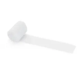 PartyDeco Chiffonband 4cm x 5m 3er Set weich fließend - Stoffband zum Dekorieren Nähen Dekoband Hochzeitsdeko Tischdeko Schleifenband Geschenkband Weiß