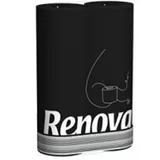 Renova Black Label Toilettenpapier Schwarz, 6 Rollen