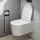 Hansgrohe EluPura S Wand-WC mit WC-Sitz Weiß spülrandlos