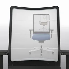 Interstuhl AirPad Netzrücken Schwarz