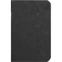 Clairefontaine Heft AgeBag 9 x 14 cm Taschenformat 48 Blatt Schwarz 1 St.
