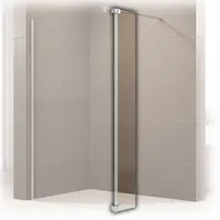 Bernstein Seitenelement Spritzschutz NT106 Walk-In Dusche - Glas wählbar, Glasart:Klarglas