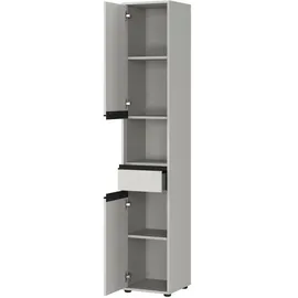 Germania Lemont Hochschrank 33 x 181 x 34 cm Grau Holz