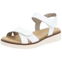 REMONTE Damen D2049 Sandale, Weiss / 83, 38 EU