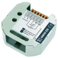 TCS BMN2-EB Sensor mit Binäreingang zum Auslösen von Steuerfunktionen, 2-fach, Unterputz BMN2EB