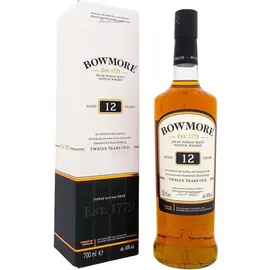 Bowmore 12 Years Old Islay Single Malt Scotch 40% vol 0,7 l Geschenkbox
