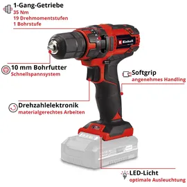 Einhell TC-CD 18/35 Li ohne Akku