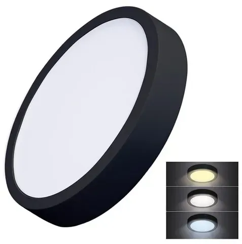 Solight LED Lichtpanel Schwarz WD174-B