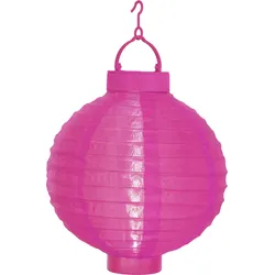 Best Season Solarlampion Cool Light LED Solarpanel Akku Outdoor pink