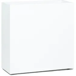 Premium Block Raumteiler - langlebiger Pflanzkübel 40x90x90 cm weiß