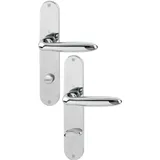 HOPPE Langschildgarnitur Bad/WC Verona M151/302 F49-R verchromt
