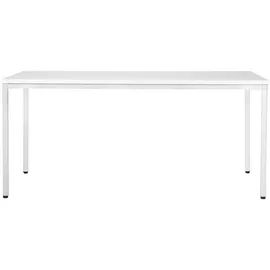 Stier Allzwecktisch 800x800x720mm Gestell lichtgrau, Platte weiß