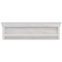 Forte Kashmir Wandboard 122 x 24,5 x 33,8 cm Weiß